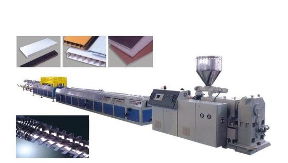 La machine d'extrusion de panneau de mousse de croûte de PVC WPC/WPC a écumé chaîne de production de calibre de construction