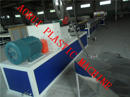Chaîne de production jumelle de profil de la vis WPC, machine en plastique en bois d'extrusion de PVC