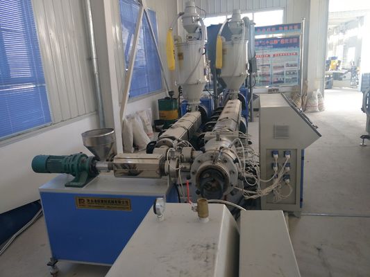 Machine de fabrication de tuyaux à gaz ou à eau en PEHD, extrudeuse à vis unique avec certificat CE