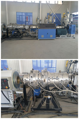 Ligne automatique de production à la machine d'extrusion de tuyau de PE de vis simple 16 - 63mm