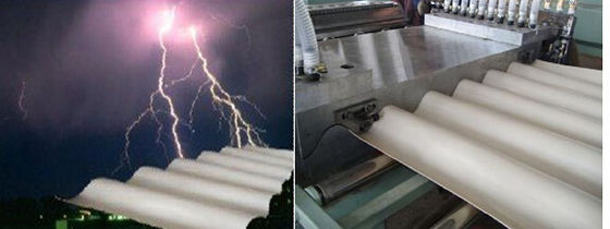 Un bon prix. Ligne en plastique onduleuse d'extrusion de panneau de PVC pour le panneau trapéziforme de plat/galerie en ligne