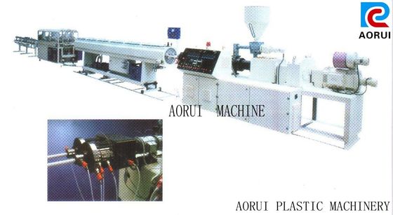 Un bon prix. Ligne en plastique de renfort en spirale d'extrusion de tuyau de carbone, machine en plastique d'extrusion de tuyau de PE en ligne
