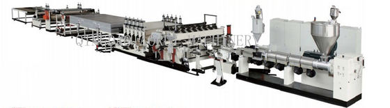 Un bon prix. Une machine en plastique d'extrusion de feuille de vis, ligne creuse d'extrusion de feuille de grille en ligne