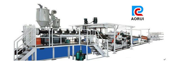 Un bon prix. Ligne en plastique chaîne d'extrusion de feuille de caisses d'emballage de PVC de production en plastique de feuille d'Underboarding en ligne