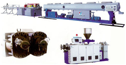 Un bon prix. Ligne en plastique d'extrusion de tuyau de PVC, plastique/extrudeuse jumeaux de machine de tuyau de PVC en ligne
