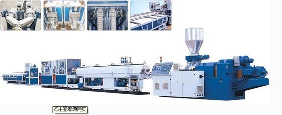 Un bon prix. Machine jumelle d'extrusion de tuyau de pp/PE, usine en plastique du tuyau 380v en ligne