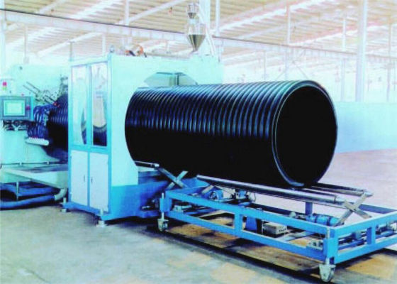 Un bon prix. Ligne en plastique tuyau ondulé d'extrusion de HDPE complètement automatique de Sprial faisant la machine en ligne