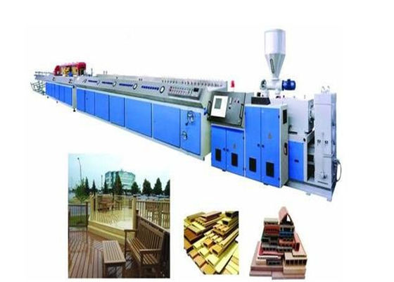 Un bon prix. Extrusion de profil de WPC faisant la machine, extrudeuse de profil de WPC/PVC pour Windows en ligne