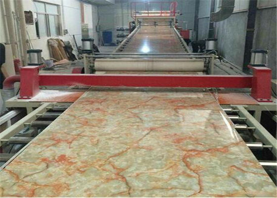 Un bon prix. Chaîne de production de feuille de marbre de Faux de PVC CE, feuille de marbre de PVC faisant la machine/extrudeuse de feuille en plastique en ligne