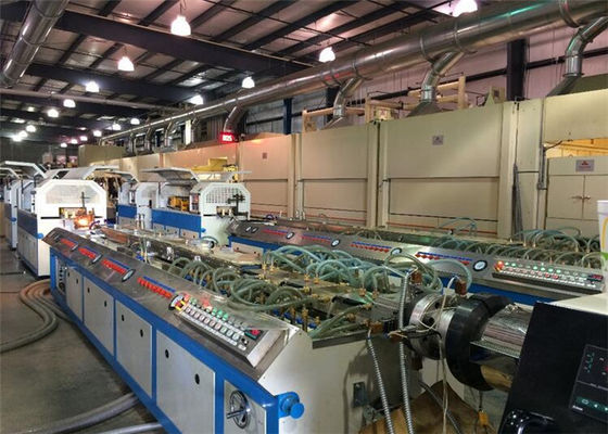 Un bon prix. Ligne en plastique extrudeuse en plastique d'extrusion de profil de PVC de PE de pp à grande vitesse de profil de PE de PVC en ligne