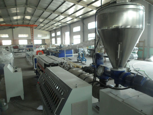 tuyau en plastique de PVC de la vis 315mm du jumeau 25000N faisant la machine