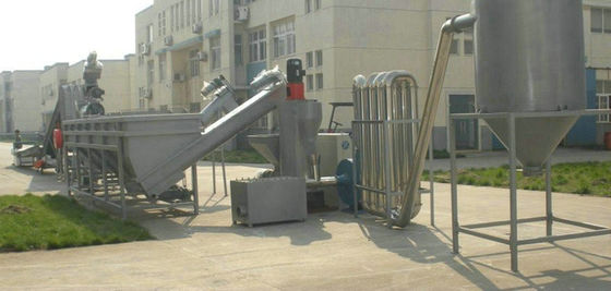 Un bon prix. Machine de réutilisation en plastique de granule, machine à laver de bouteille de l'ANIMAL FAMILIER 50HZ en ligne