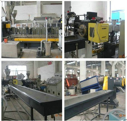 Un bon prix. Boudineuse à vis en plastique de rebut de jumeau de granule d'ANIMAL FAMILIER, machines de granule de flocons de bouteille d'ANIMAL FAMILIER en ligne