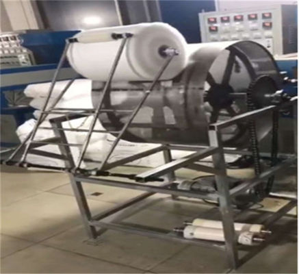 Un bon prix. Seule machine soufflée de la vis pp par fonte, non textile tissé faisant la machine pour le masque en ligne