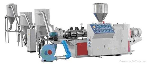Un bon prix. Machine en plastique 60KW de pelletiseur de double coupe chaude de vis pour le PVC en ligne