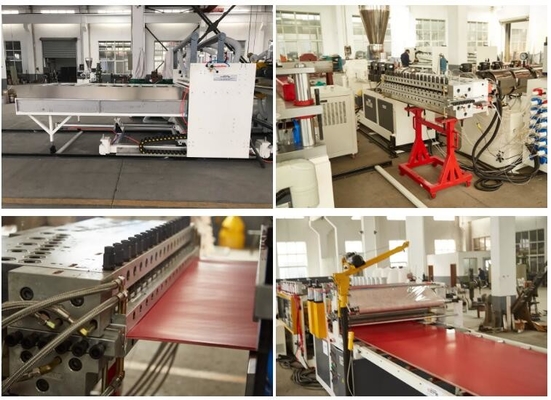 Un bon prix. 300KW panneau de mousse de PVC Celuka faisant la chaîne de production de panneau de la machine WPC en ligne