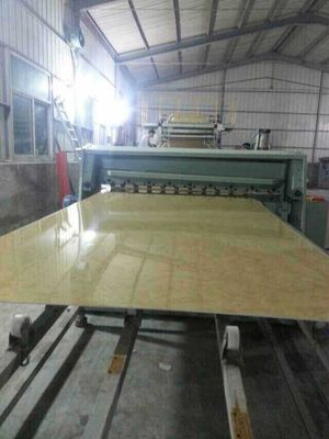 Un bon prix. Ligne d'extrusion de panneau de mur de marbre de WPC, chaîne de production en plastique de panneau de marbre de PVC en ligne