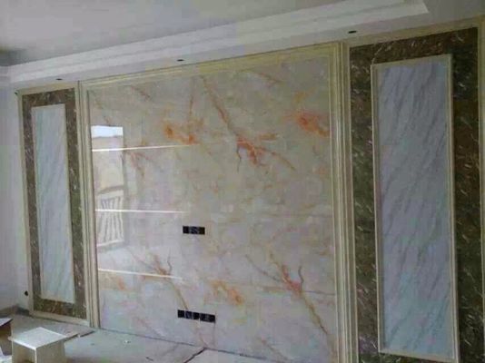 Un bon prix. Ligne en plastique décorative de marbre d'extrusion de profil de Faux en ligne